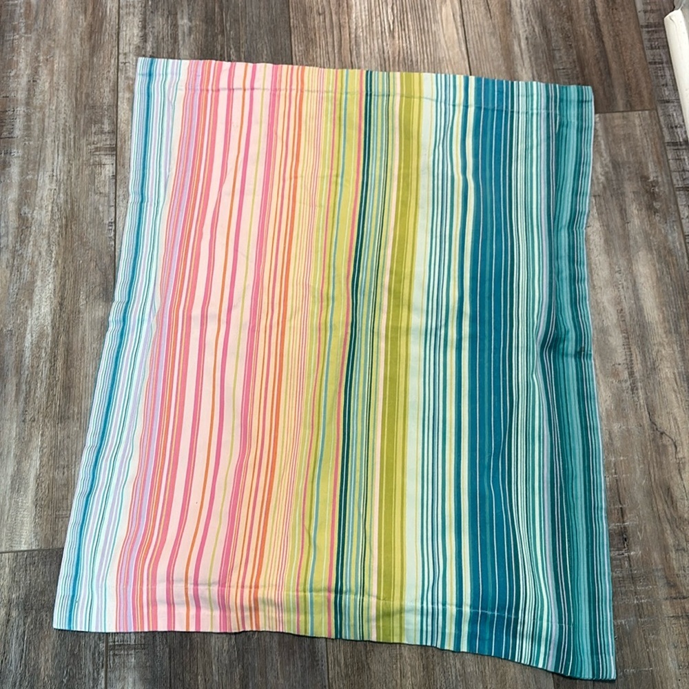 Pottery Barn Teen Rainbow Stripe Standard Sham
